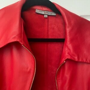 Anne Klein Leather Jacket